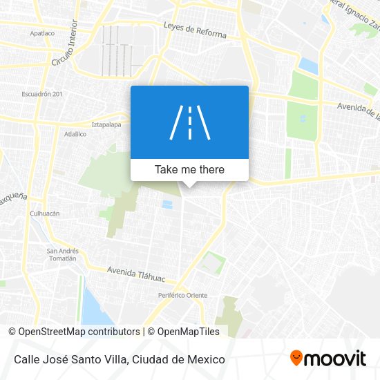 Mapa de Calle José Santo Villa