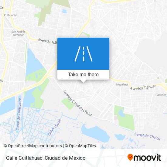 Mapa de Calle Cuitlahuac