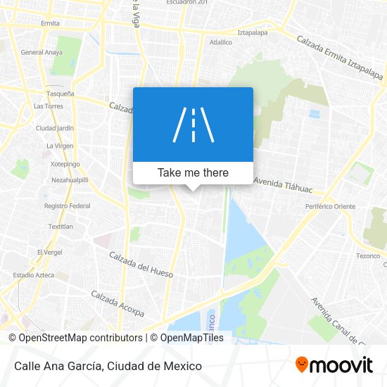 Calle Ana García map