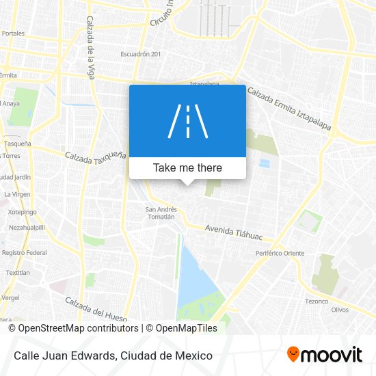 Calle Juan Edwards map