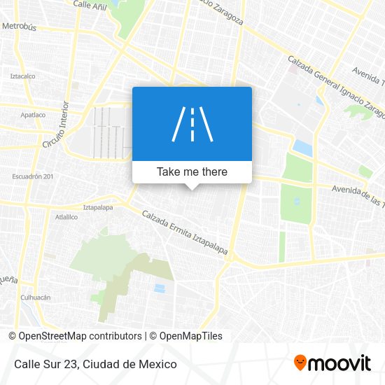 Mapa de Calle Sur 23
