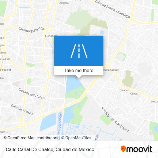 Calle Canal De Chalco map