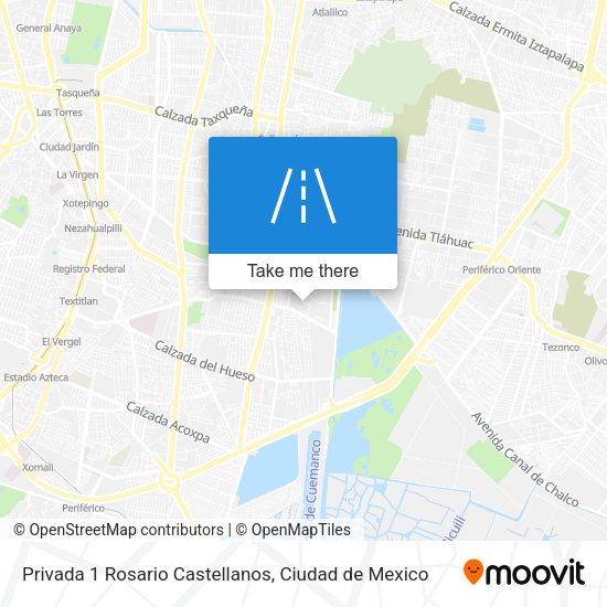 Privada 1 Rosario Castellanos map