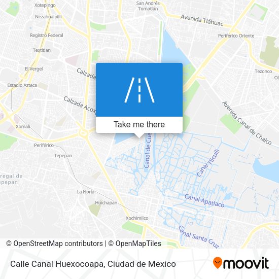 Calle Canal Huexocoapa map