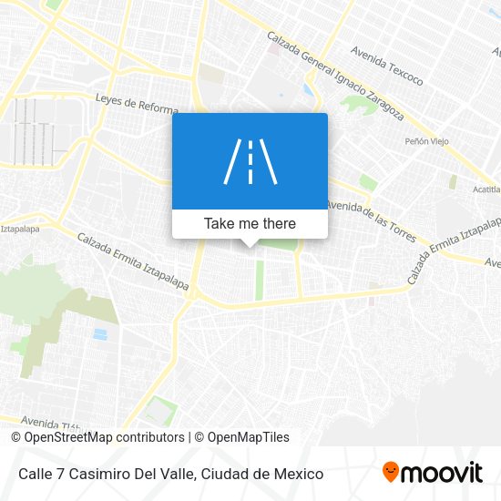Mapa de Calle 7 Casimiro Del Valle