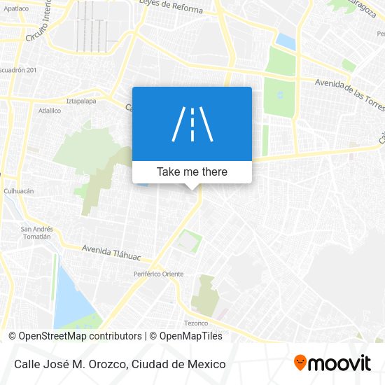 Mapa de Calle José M. Orozco