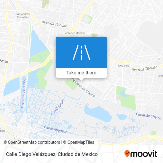 Mapa de Calle Diego Velázquez