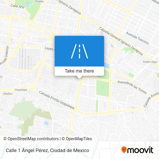 Calle 1 Ángel Pérez map