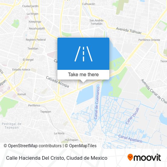Mapa de Calle Hacienda Del Cristo