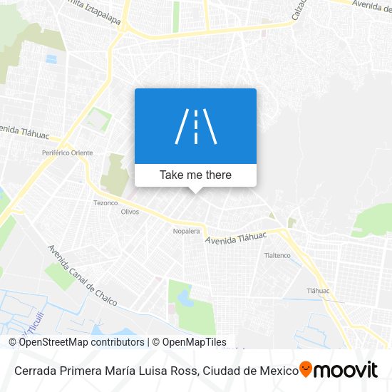 Cerrada Primera María Luisa Ross map
