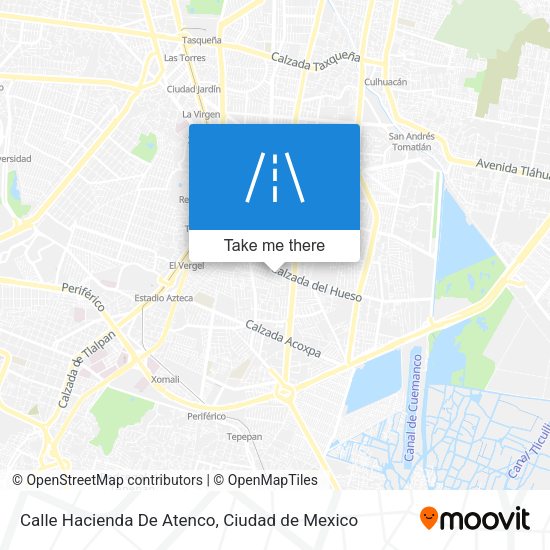Mapa de Calle Hacienda De Atenco