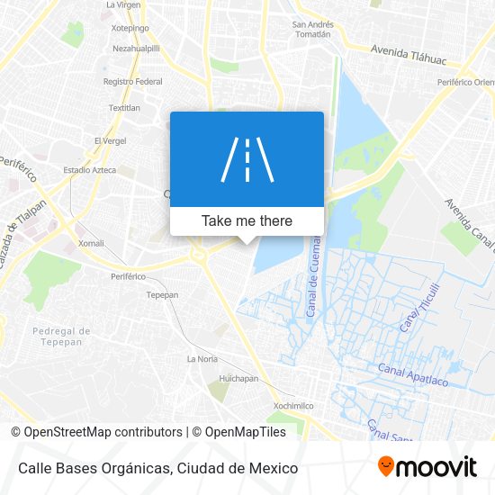 Mapa de Calle Bases Orgánicas