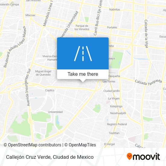 Callejón Cruz Verde map