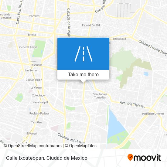 Calle Ixcateopan map
