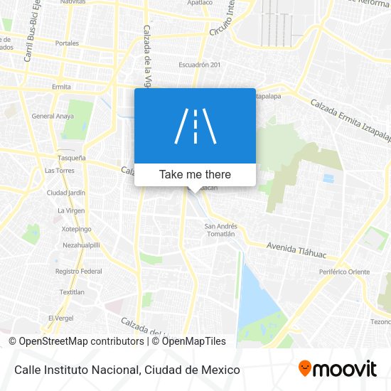 Mapa de Calle Instituto Nacional