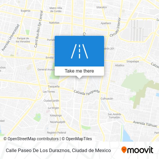 Mapa de Calle Paseo De Los Duraznos