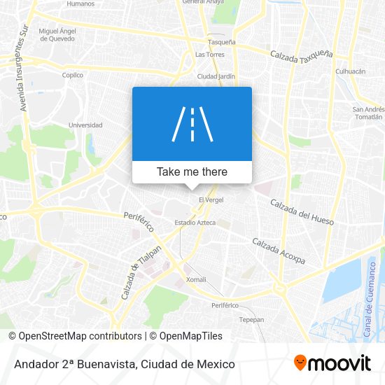 Mapa de Andador 2ª Buenavista