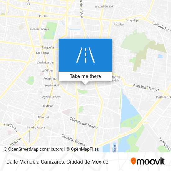 Calle Manuela Cañizares map