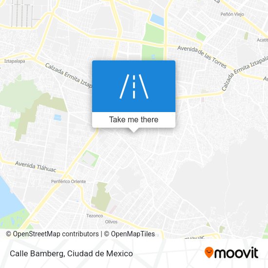 Mapa de Calle Bamberg