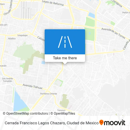 Cerrada Francisco Lagos Chazaro map