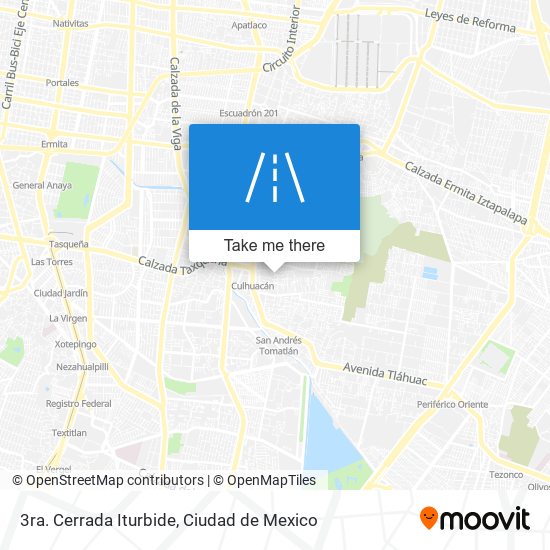 3ra. Cerrada Iturbide map
