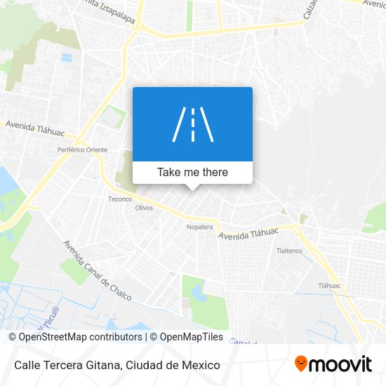Calle Tercera Gitana map