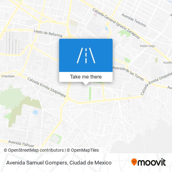 Avenida Samuel Gompers map