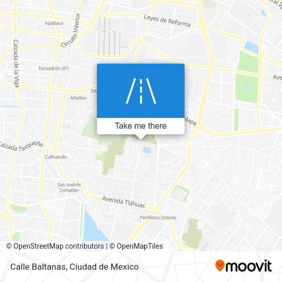Calle Baltanas map
