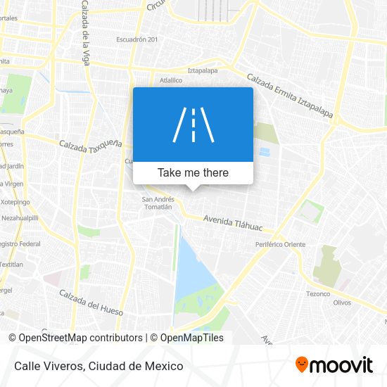 Calle Viveros map