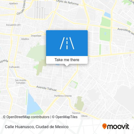 Calle Huanusco map