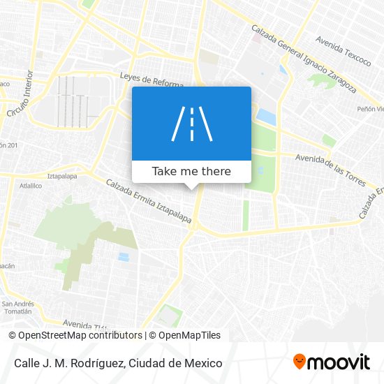 Mapa de Calle J. M. Rodríguez