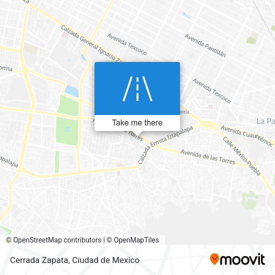 Cerrada Zapata map