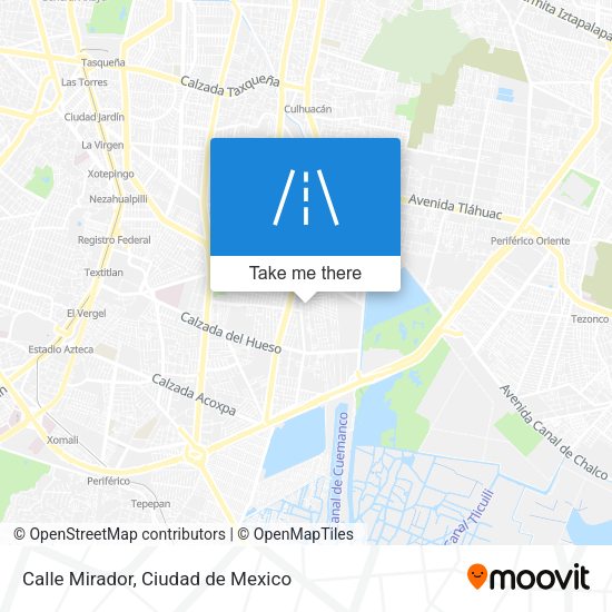 Calle Mirador map