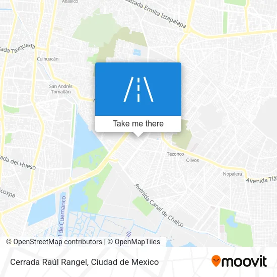 Mapa de Cerrada Raúl Rangel