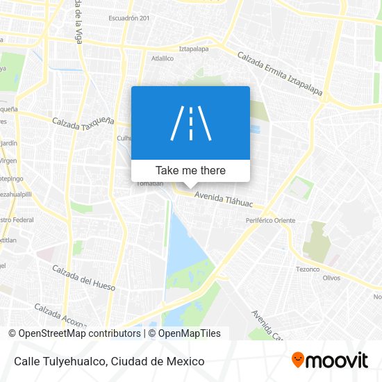 Calle Tulyehualco map