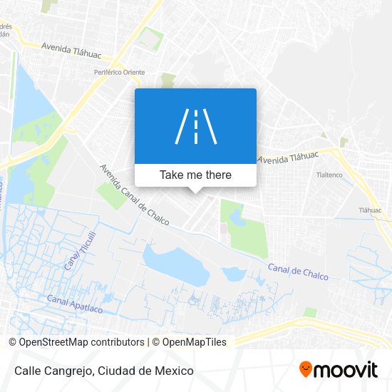Mapa de Calle Cangrejo