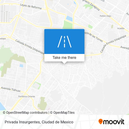 Mapa de Privada Insurgentes