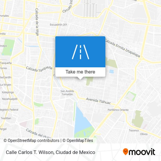 Calle Carlos T. Wilson map