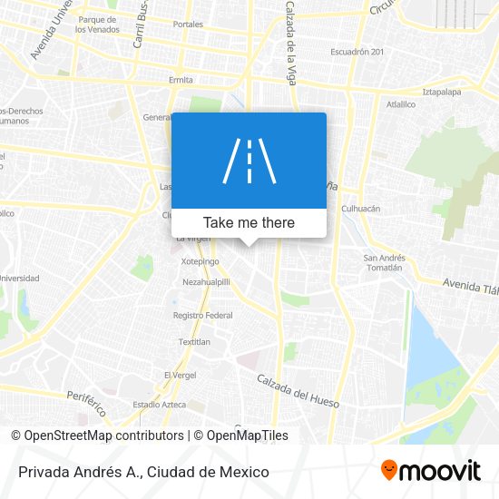 Privada Andrés A. map