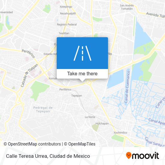 Calle Teresa Urrea map