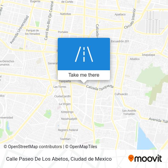 Calle Paseo De Los Abetos map