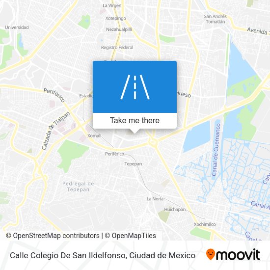 Calle Colegio De San Ildelfonso map