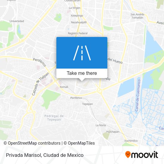 Privada Marisol map