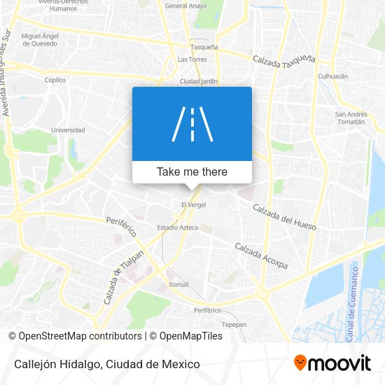 Mapa de Callejón Hidalgo