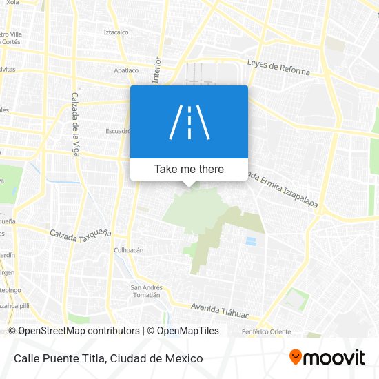 Mapa de Calle Puente Titla