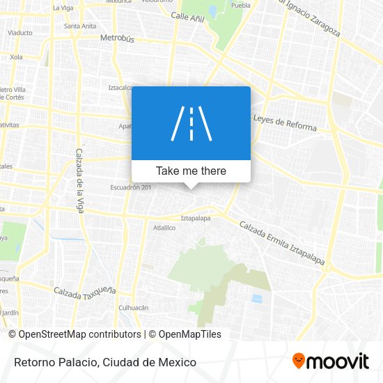 Retorno Palacio map