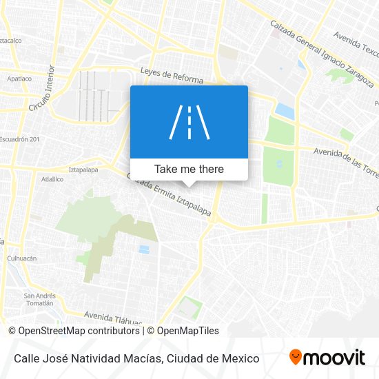 Mapa de Calle José Natividad Macías