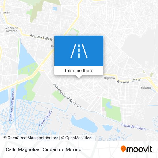 Mapa de Calle Magnolias