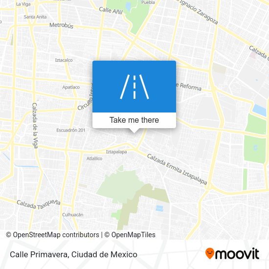 Mapa de Calle Primavera
