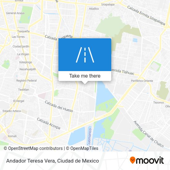 Andador Teresa Vera map
